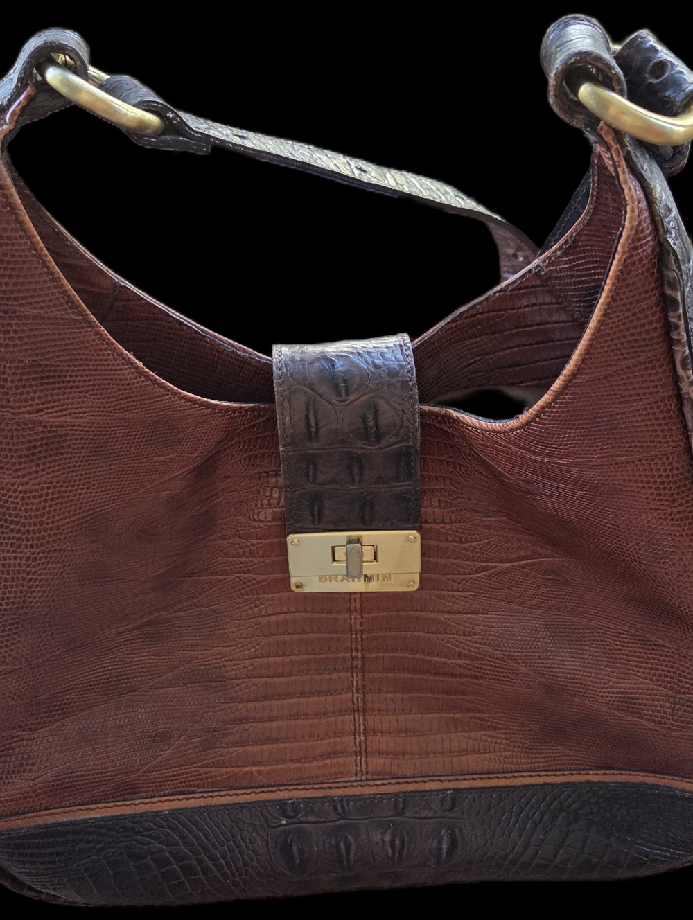 Vintage Brahmin Maggie Hobo Bag